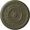 Ekena Millwork Marseille Ceiling Medallion (Fits Canopies up to 4 1/4"), 16 1/8"OD x 5/8"P, Painted Turtle CM16MAPTF - alternate 1